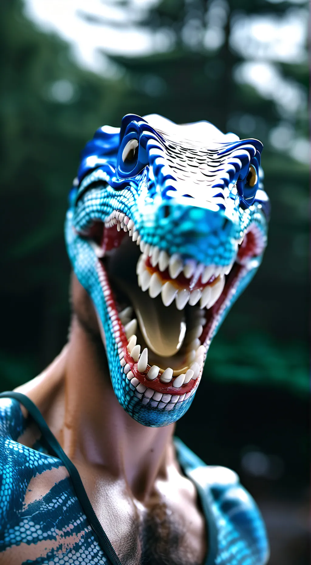 ai character: huggy wuggy  background