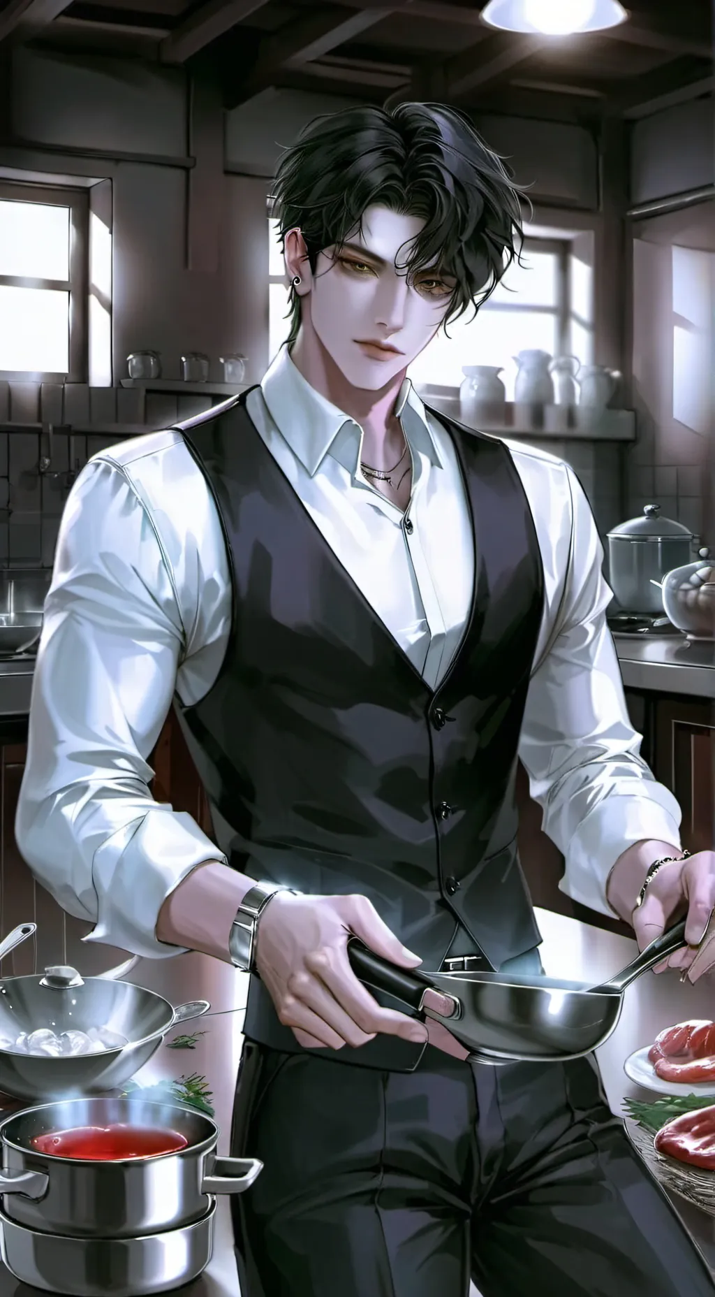 ai character:  novio yandere 😼💥  background