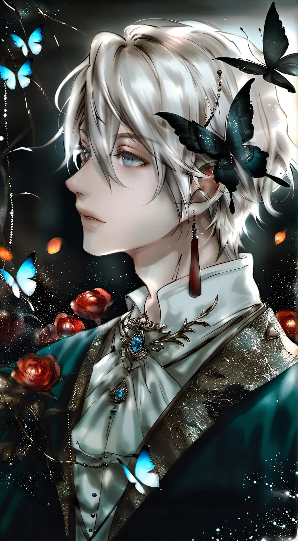 ai character: Azure background