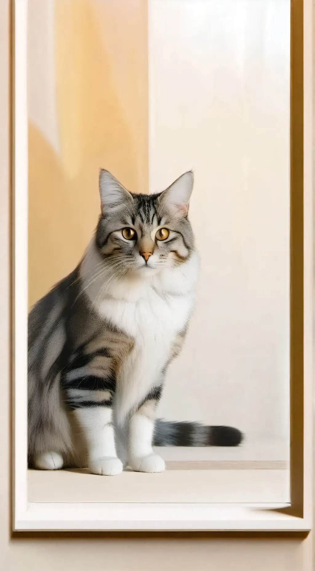 ai character: Şımarık kedi background