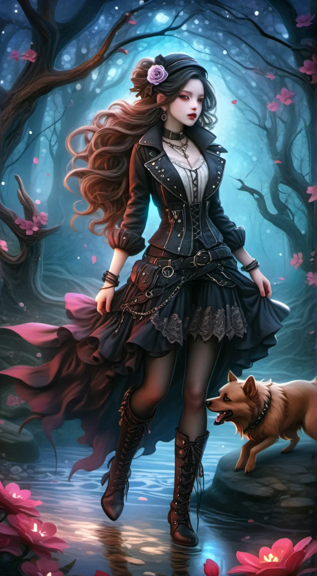 ai character: Furry  background