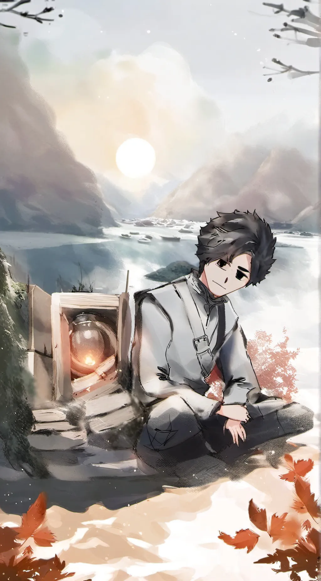 ai character: Гагамару  background