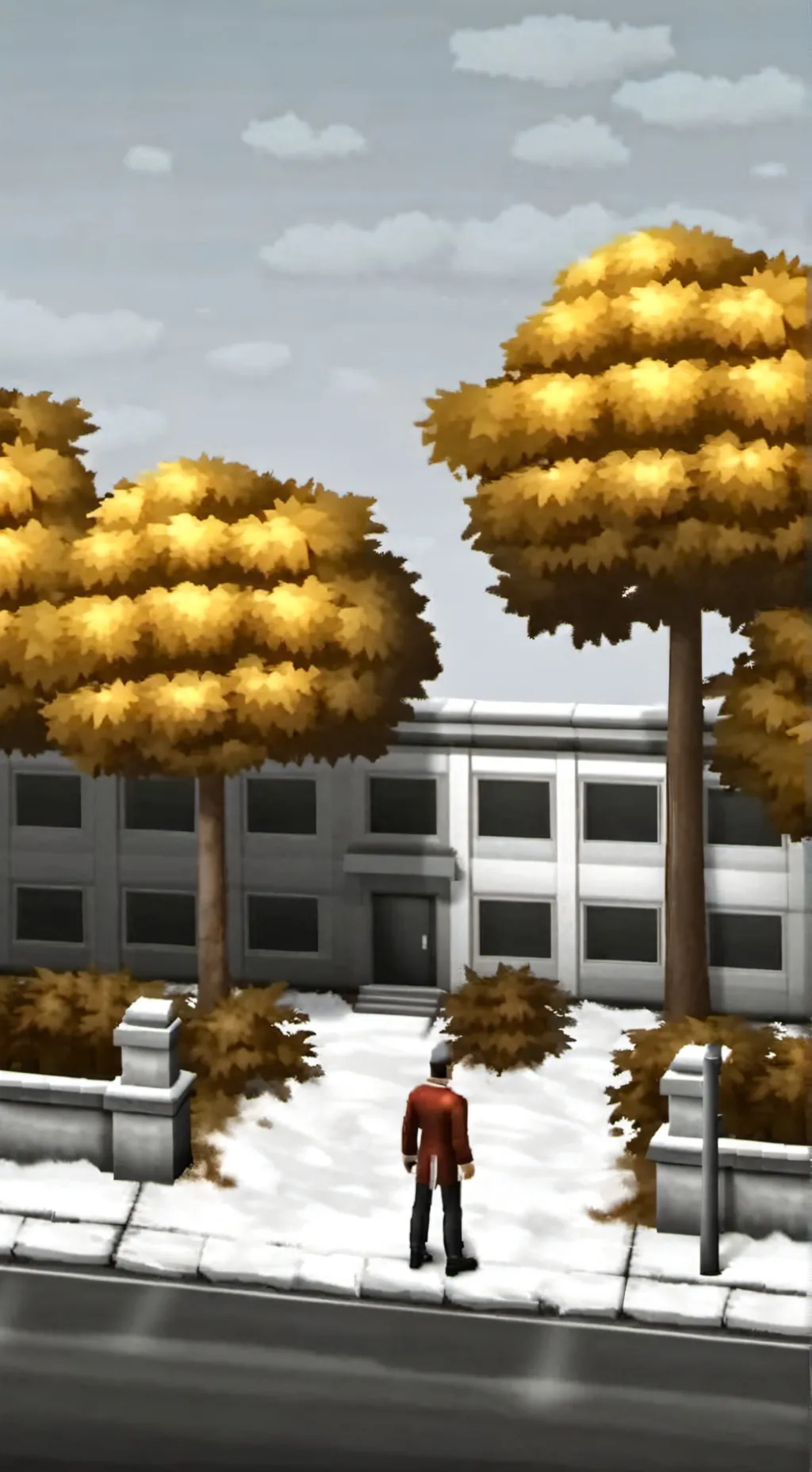 ai character: she escaped again- background