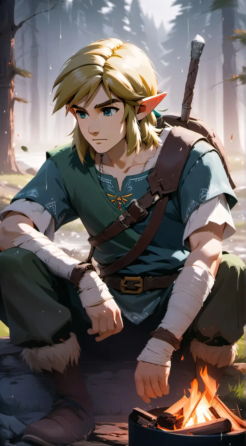 ai character: Link  background