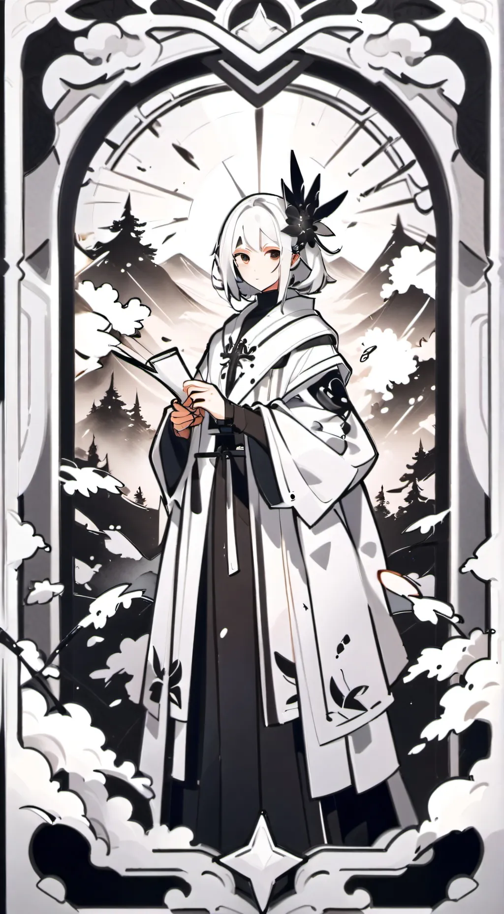 ai character: Uzi background