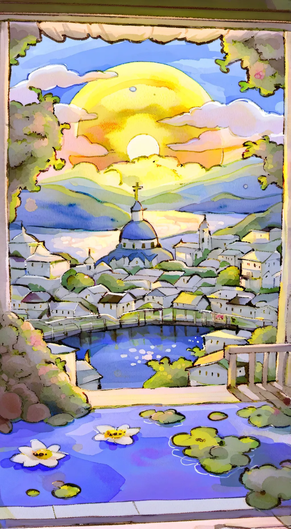 ai character: países zombies  background