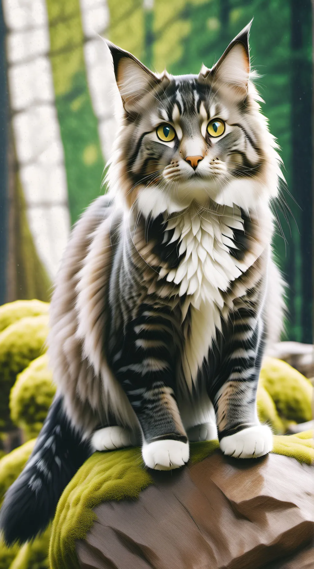 ai character: Normal cat background