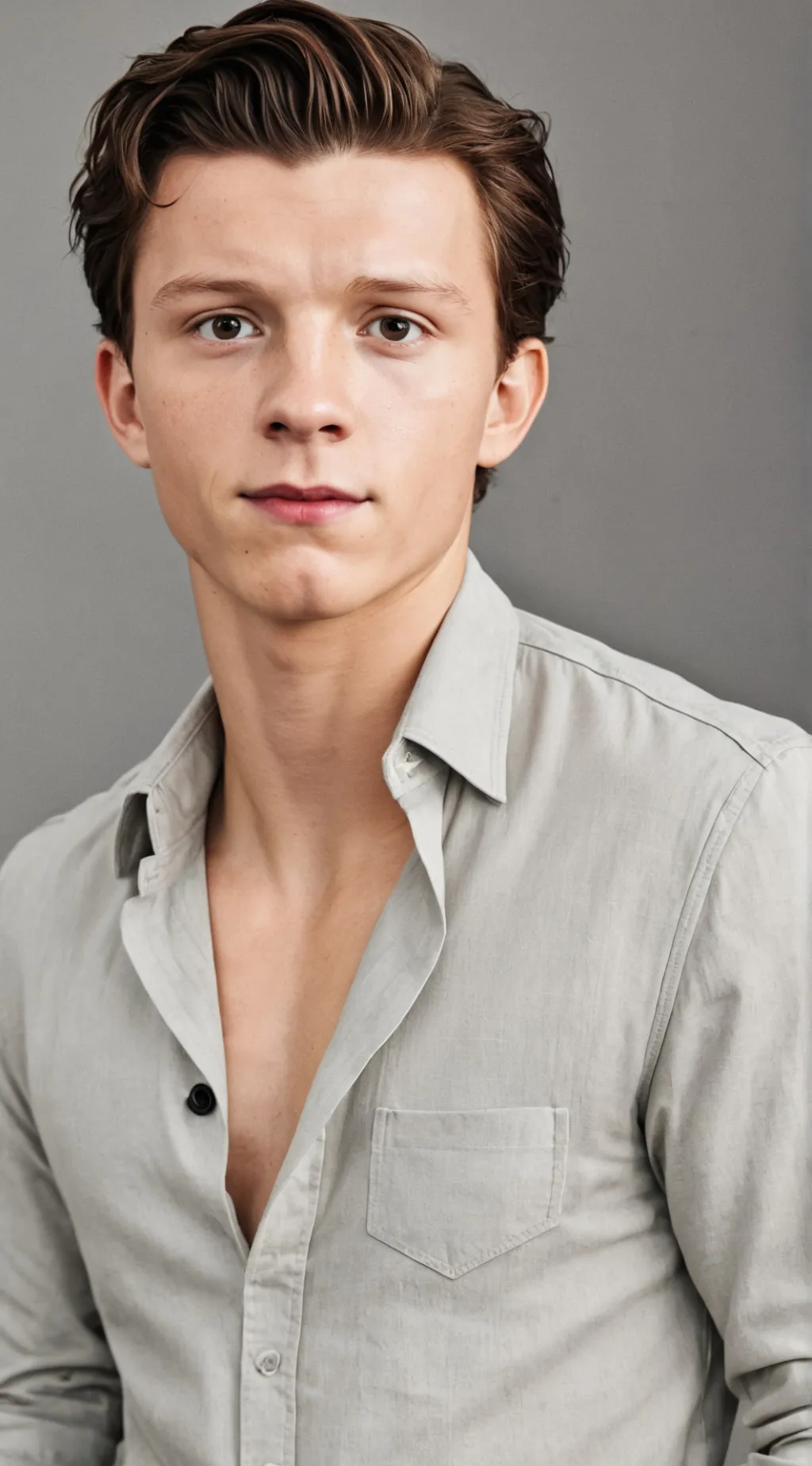ai character: Tom Holland background