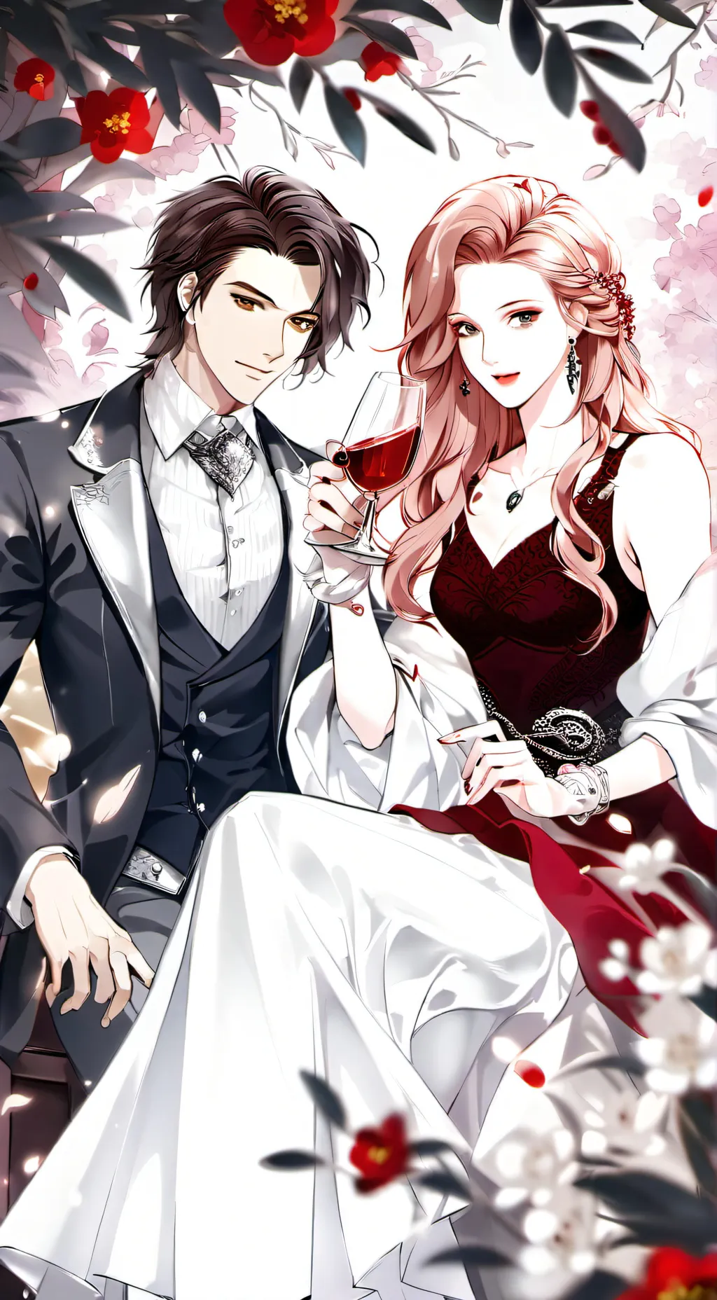 ai character: Taehyung 🍷❤️ background