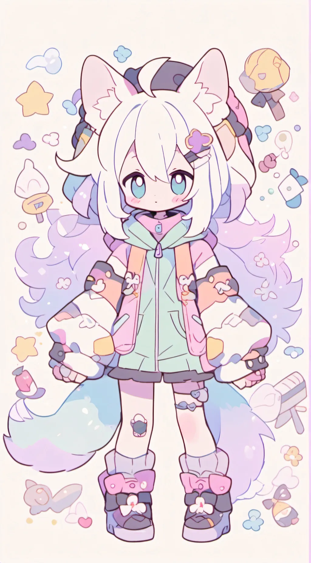 ai character: tails  background