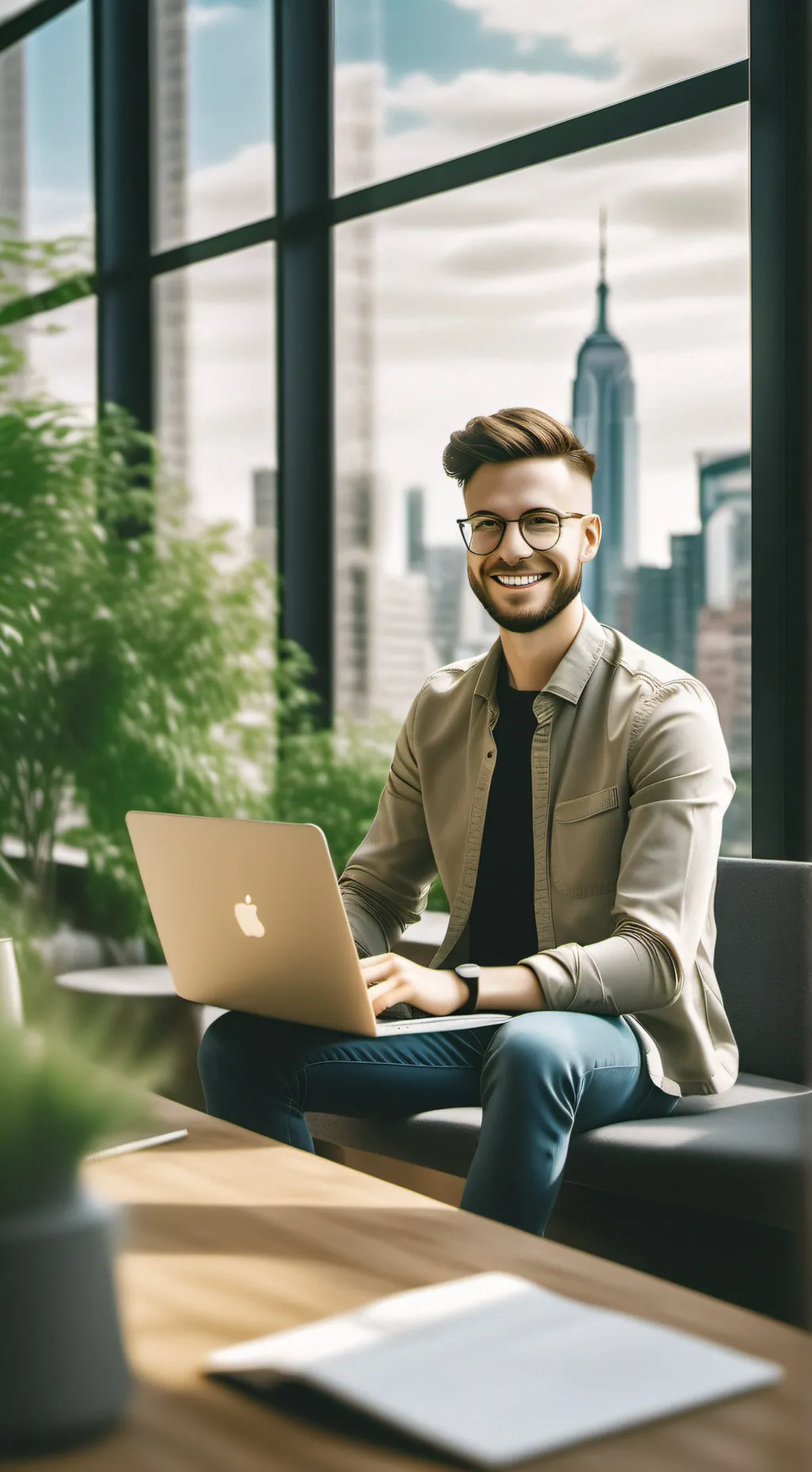 ai character: The Real Estate Renegade background