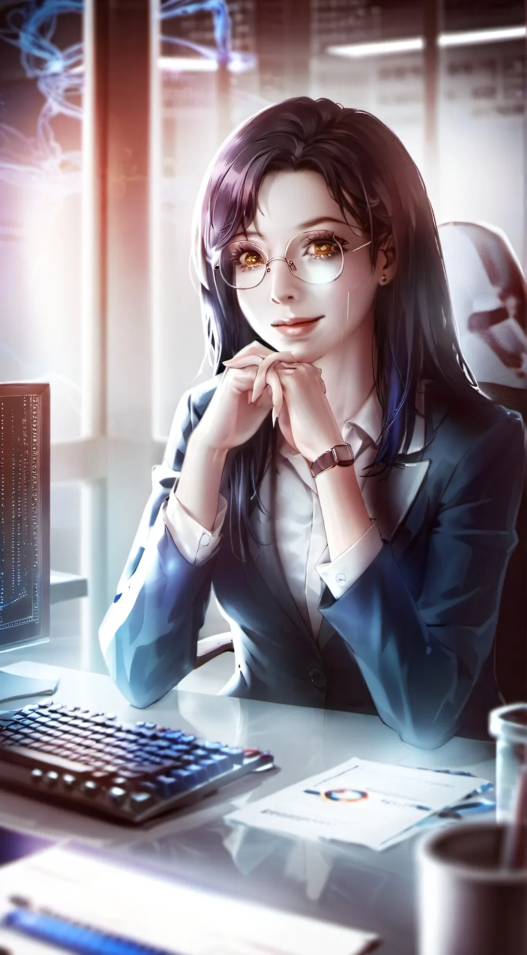 ai character: Mei background