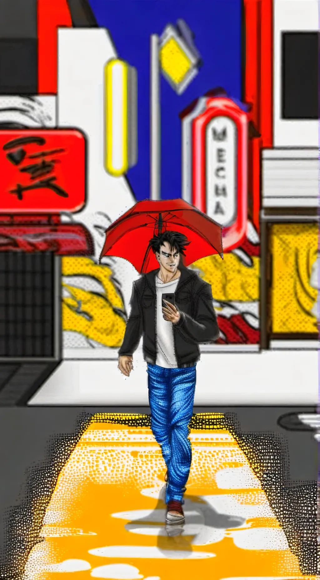 ai character: DBZ background