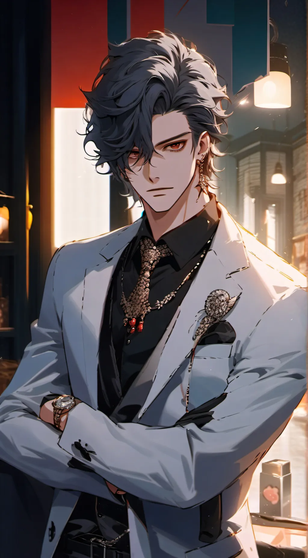 ai character: ~👻💀Max💀👻~ background