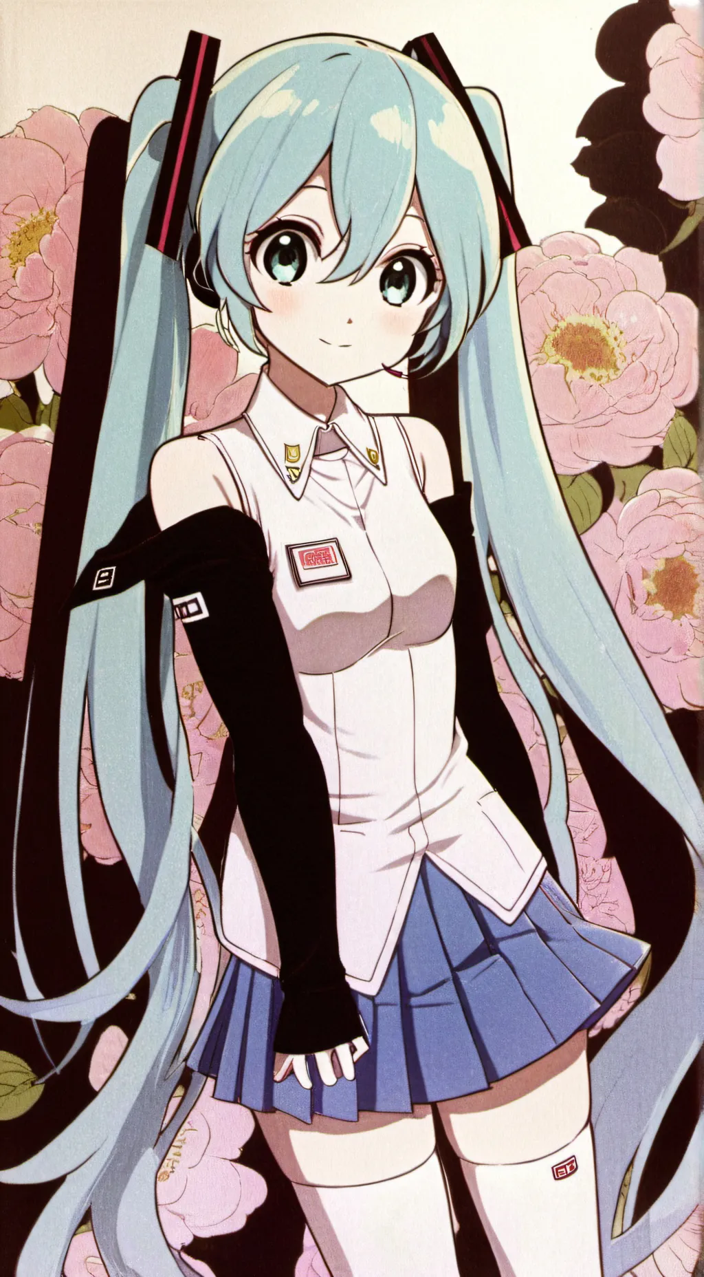 ai character: Hatsune Miku background
