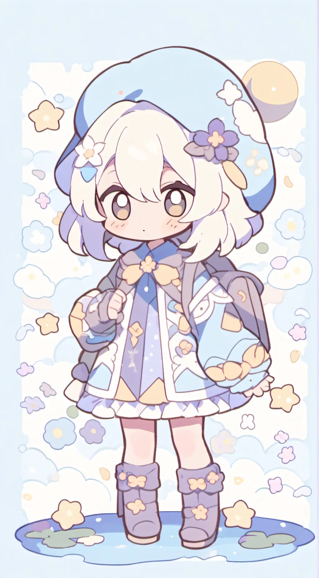 ai character: jjk fléau background