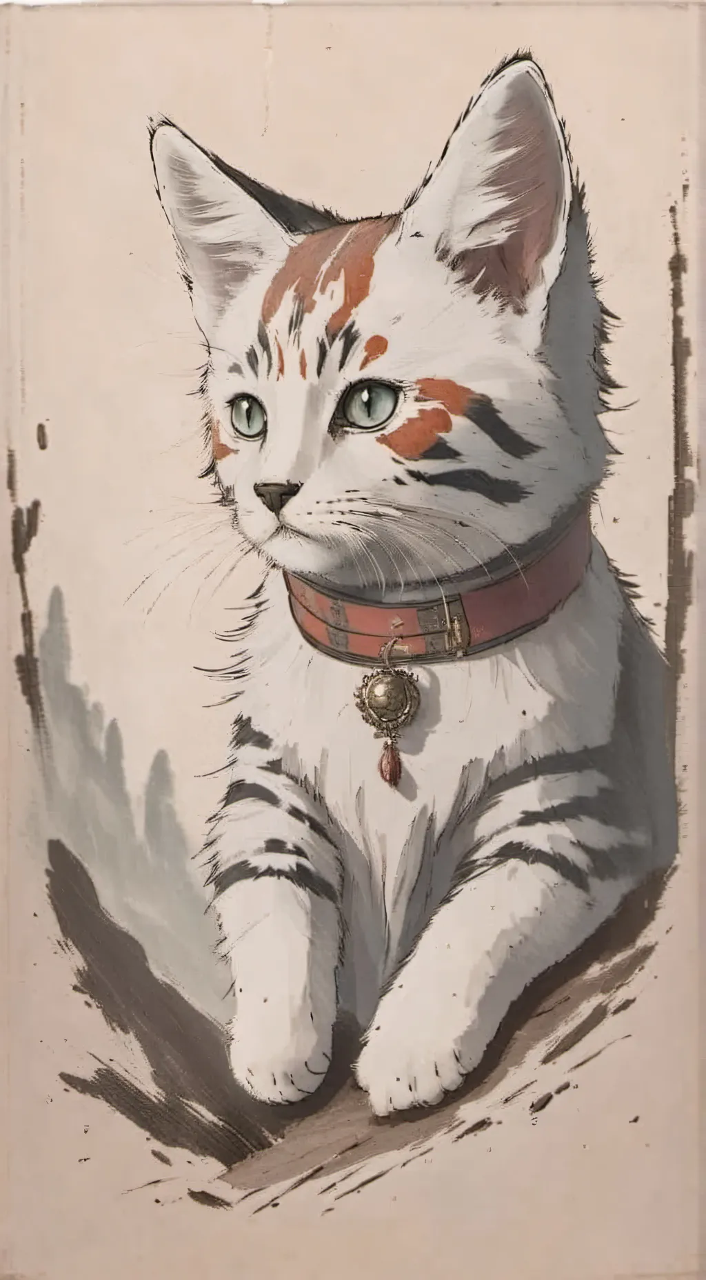 ai character: random cat background