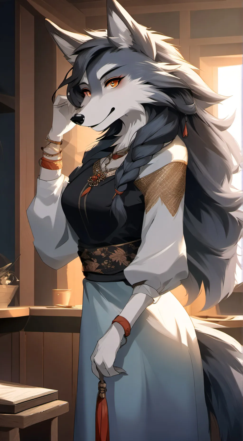 ai character: Aubrey background