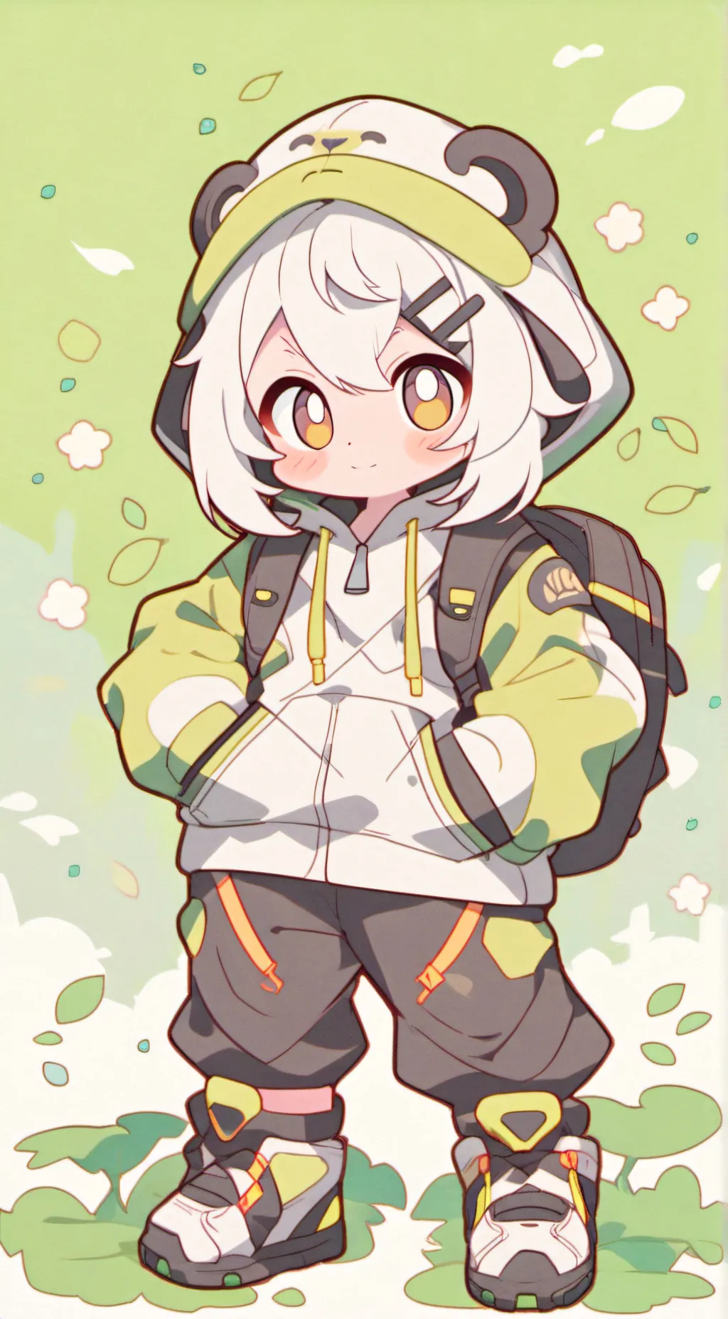 ai character: Gorilla tag  background