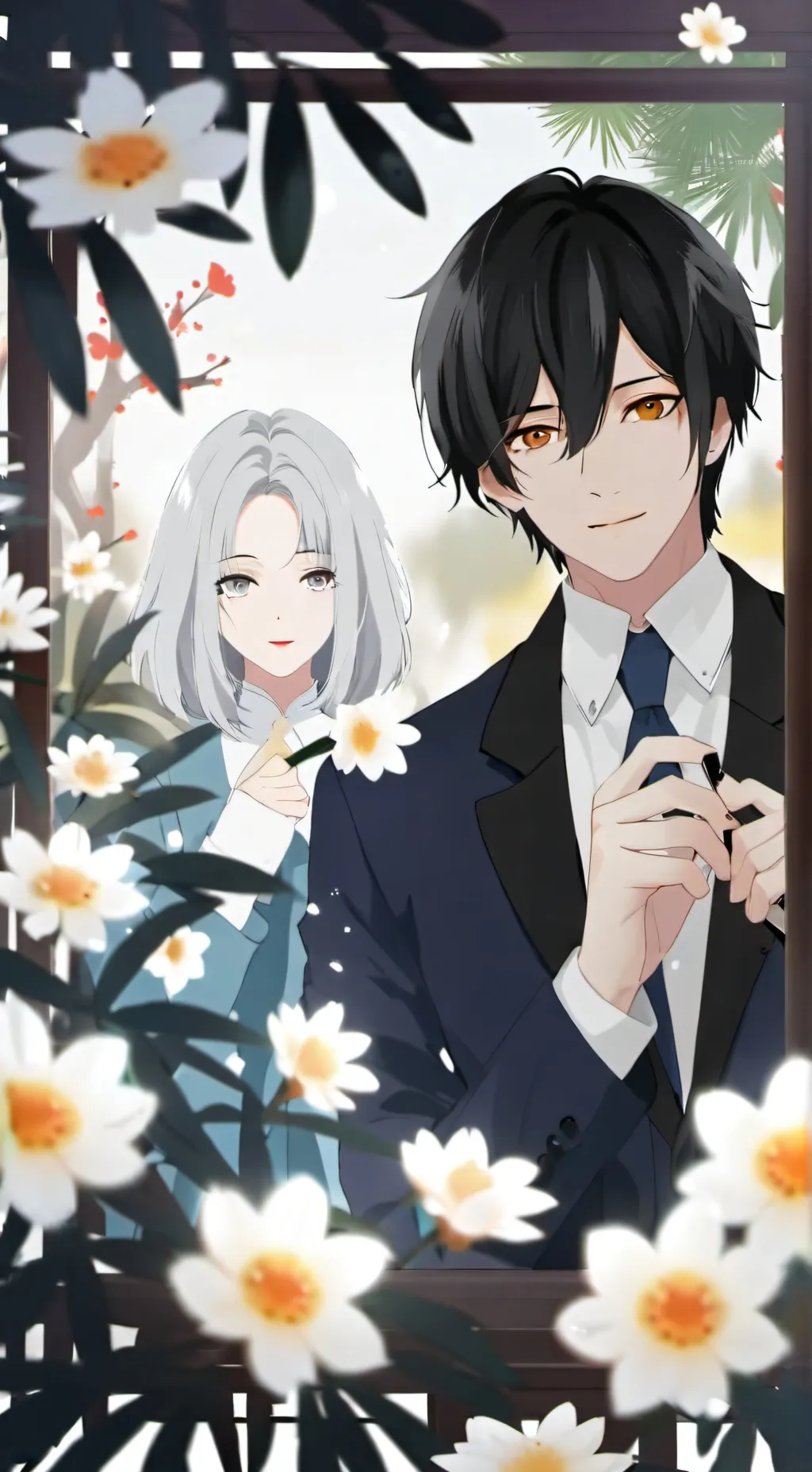 ai character: SKZ AND BTS background