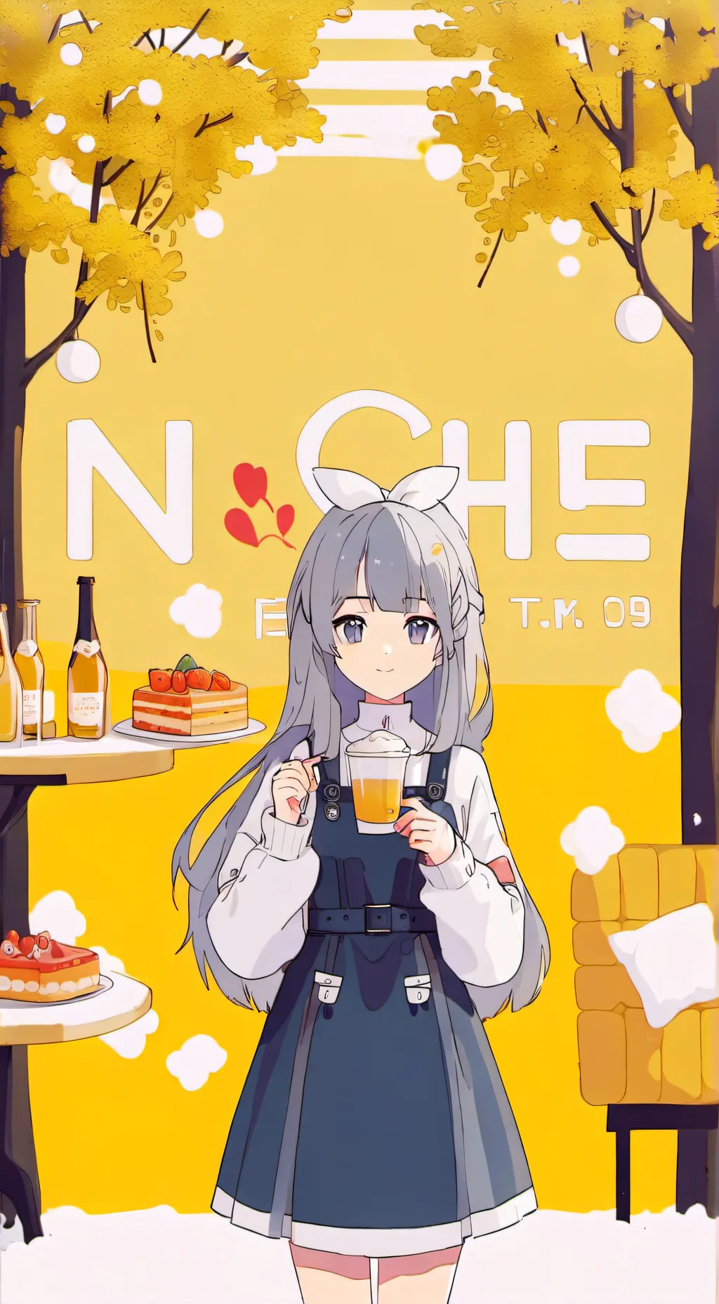 ai character: Mha went your cafe background