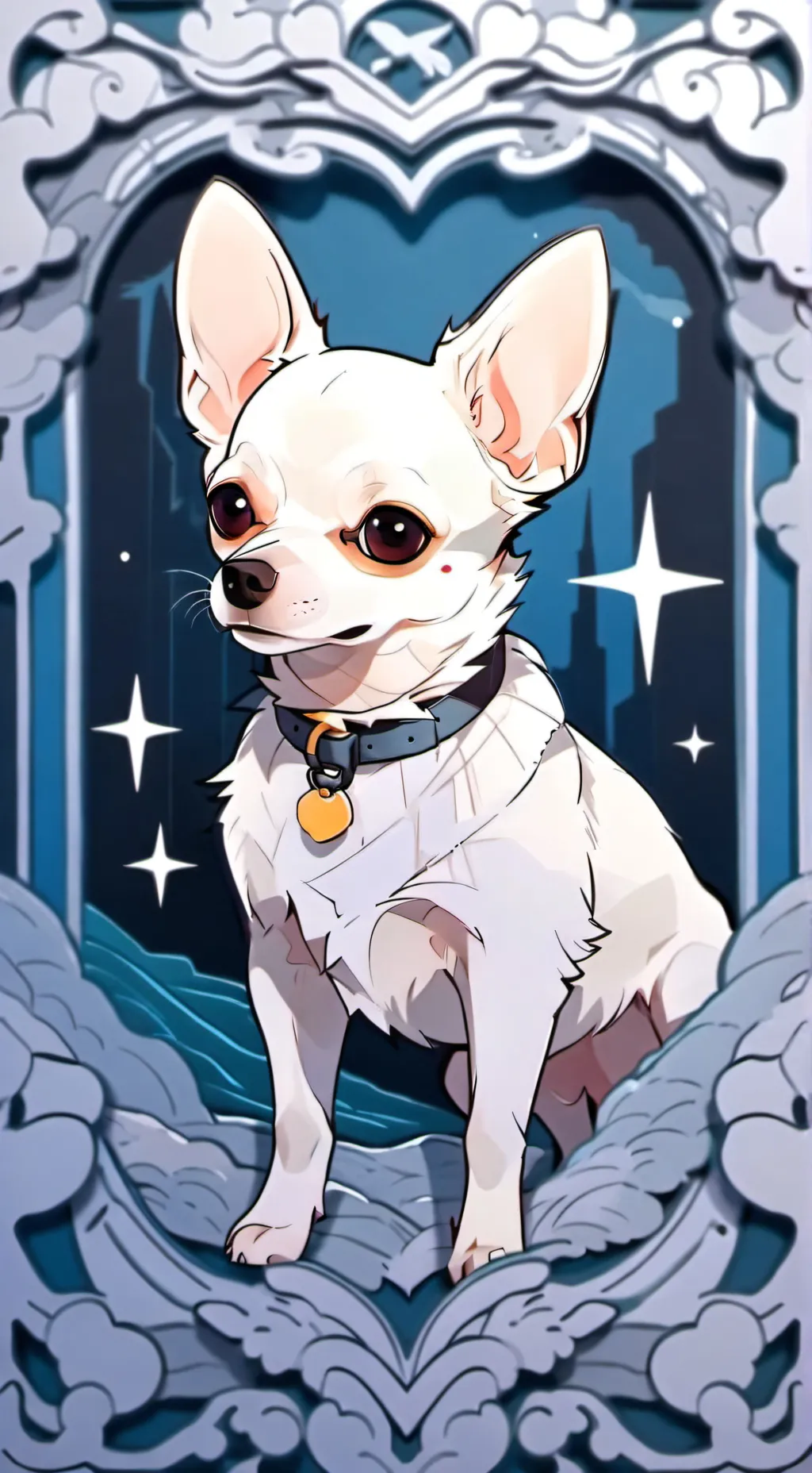 ai character: vuelvo en 1 año background