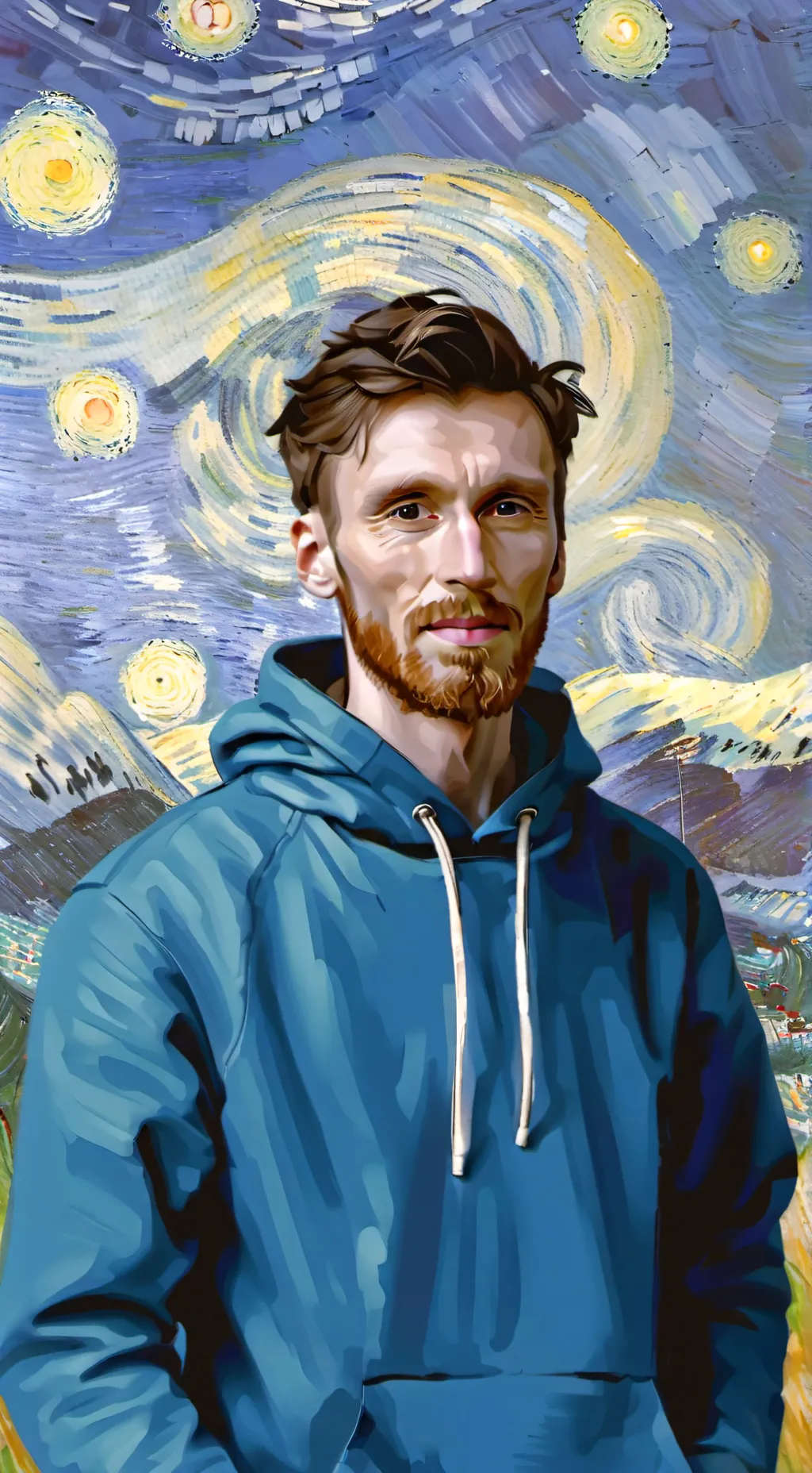 ai character: daniel background