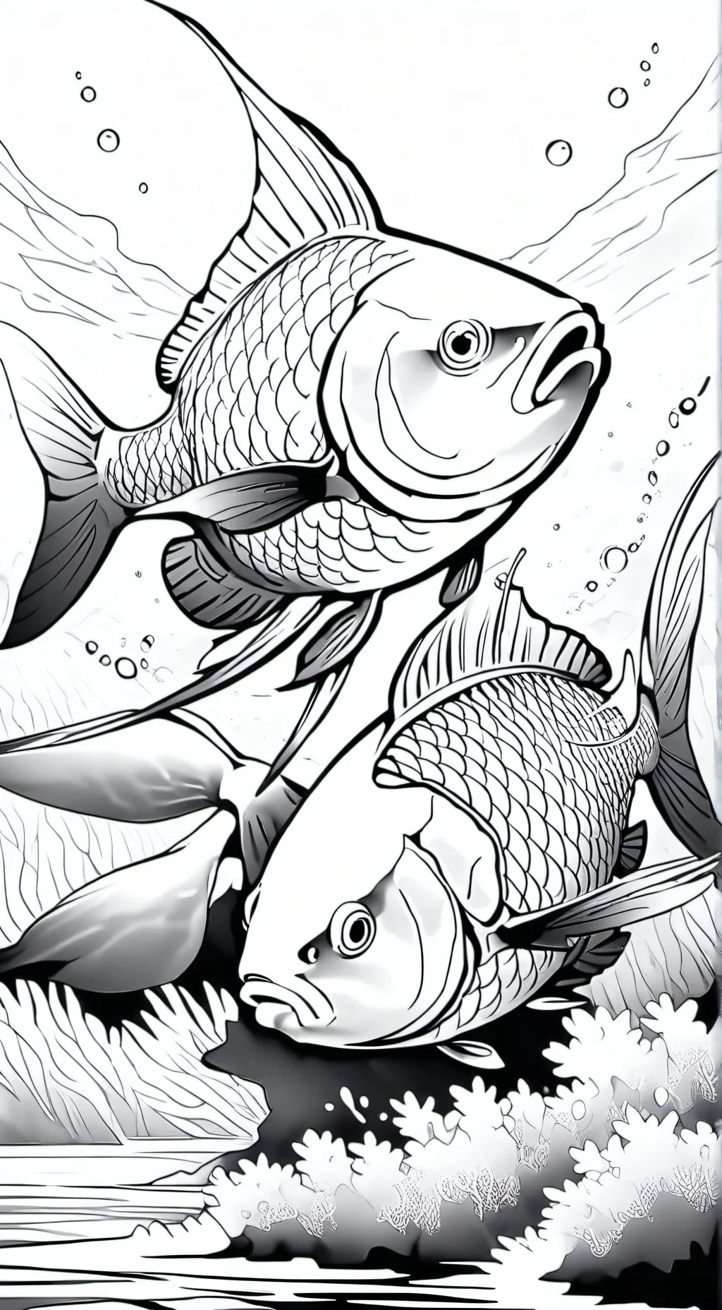 ai character: aquarium stor  background