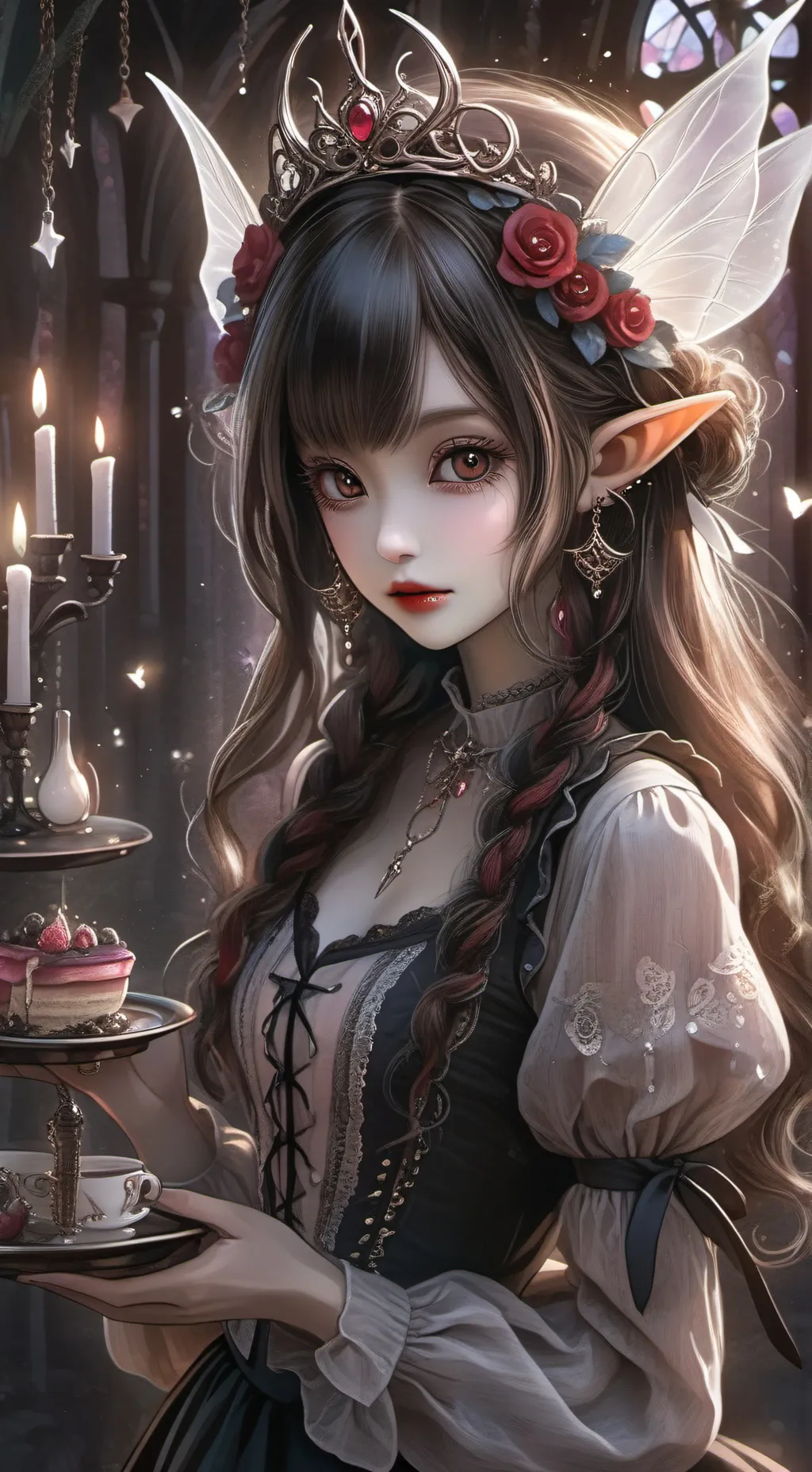 ai character: eline  background