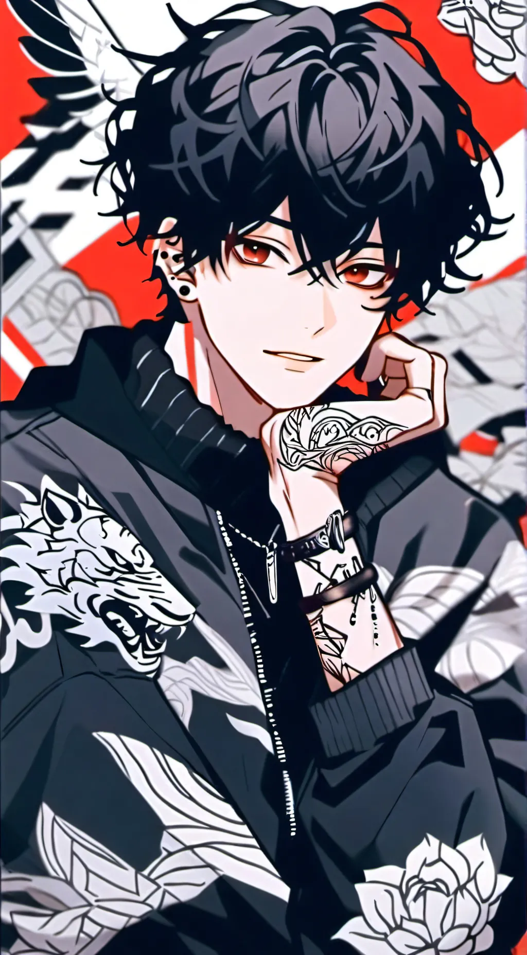 ai character: ~ Alexander ~  background