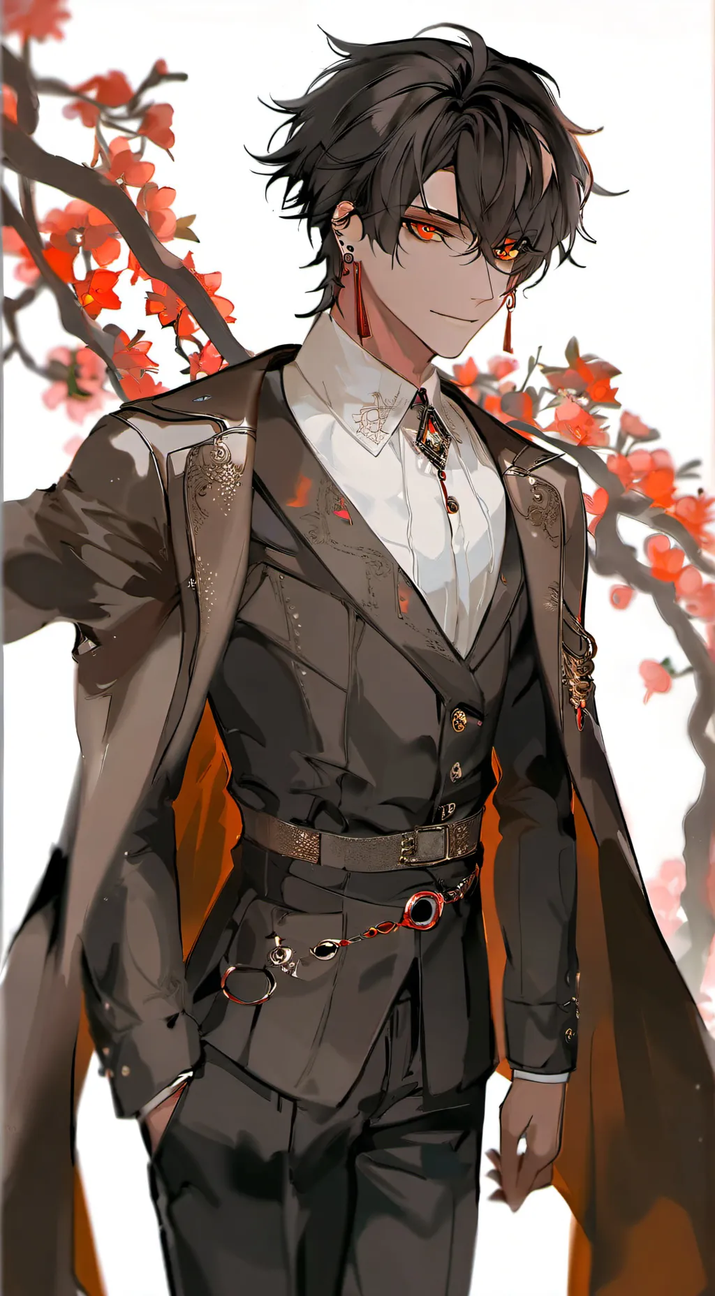 ai character: { David } background