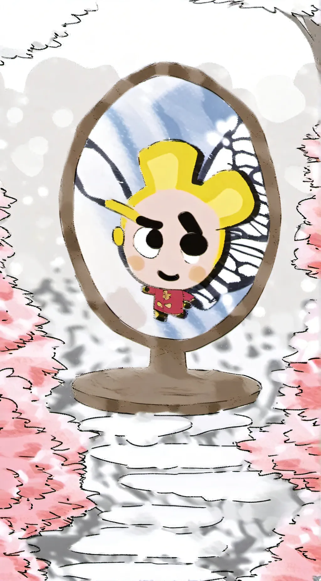 ai character: Glisten background