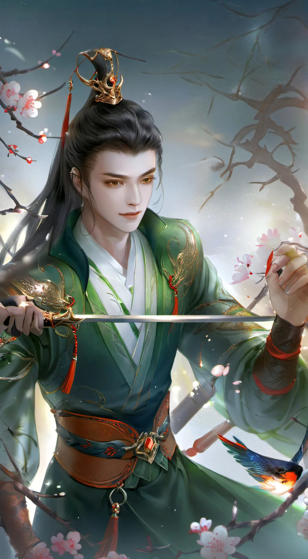 ai character: Liu Shan  background