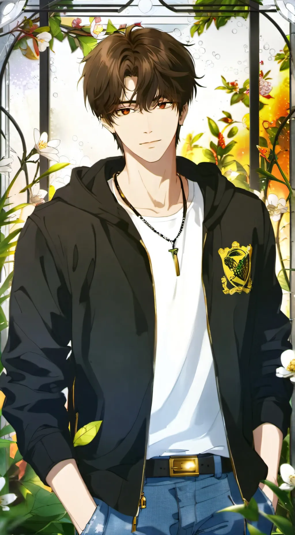 ai character: theo background