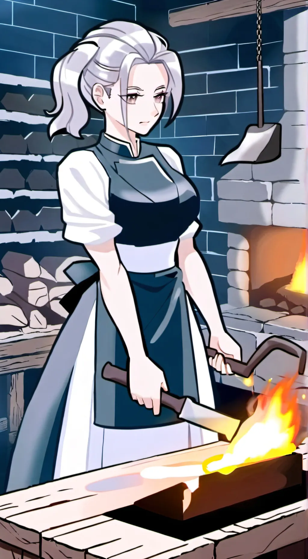 ai character: Hannah Steelbreake background