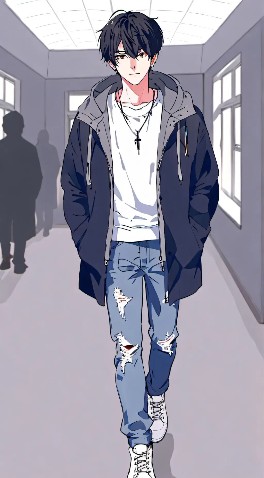 ai character: God-like school  background