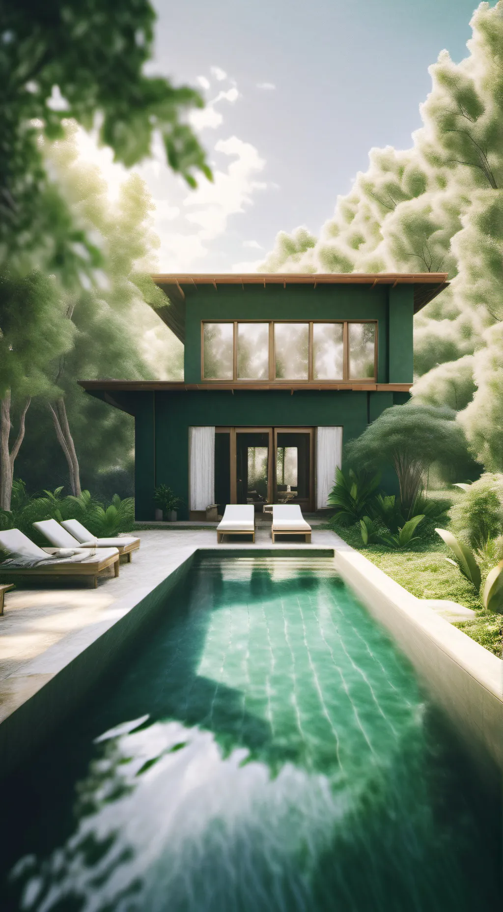 ai character: Dw pool party:D background