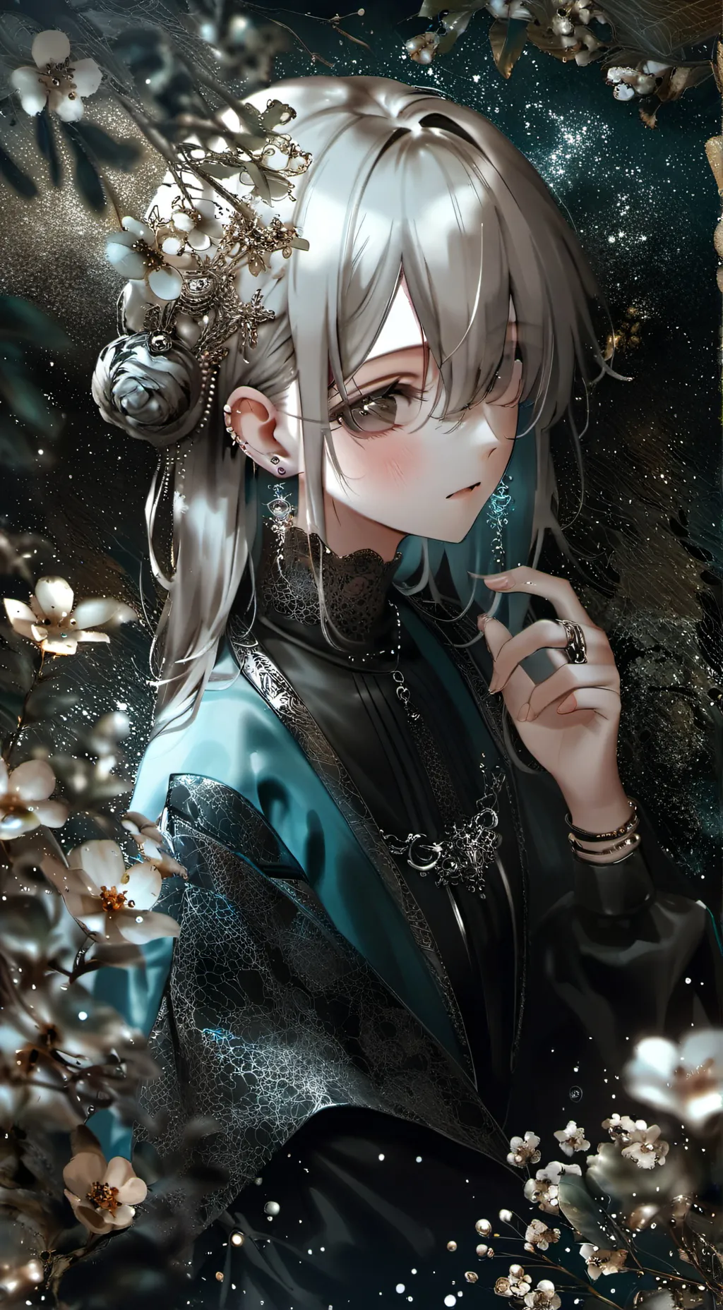 ai character: Kiara (^^)d background