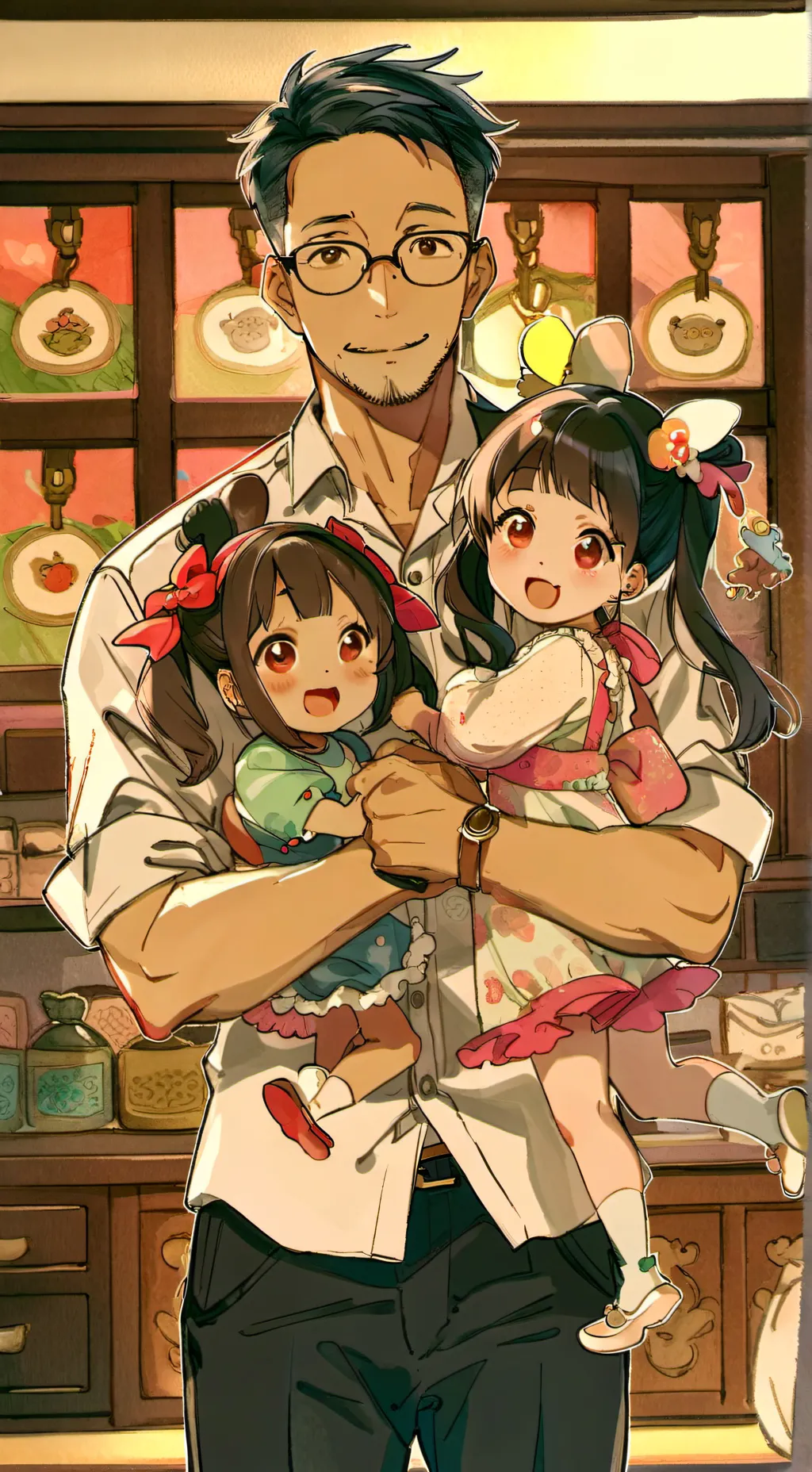 ai character: shawn and izzy background