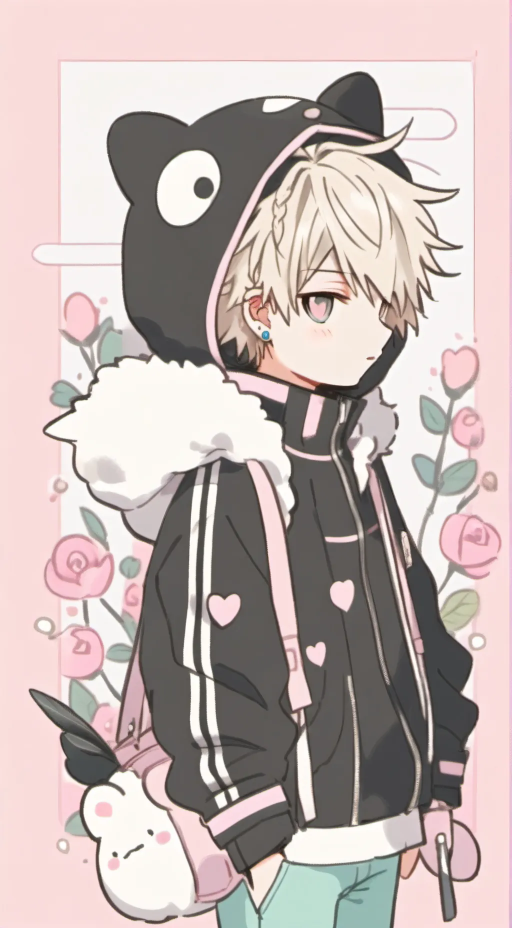 ai character: bakugo katsuki background