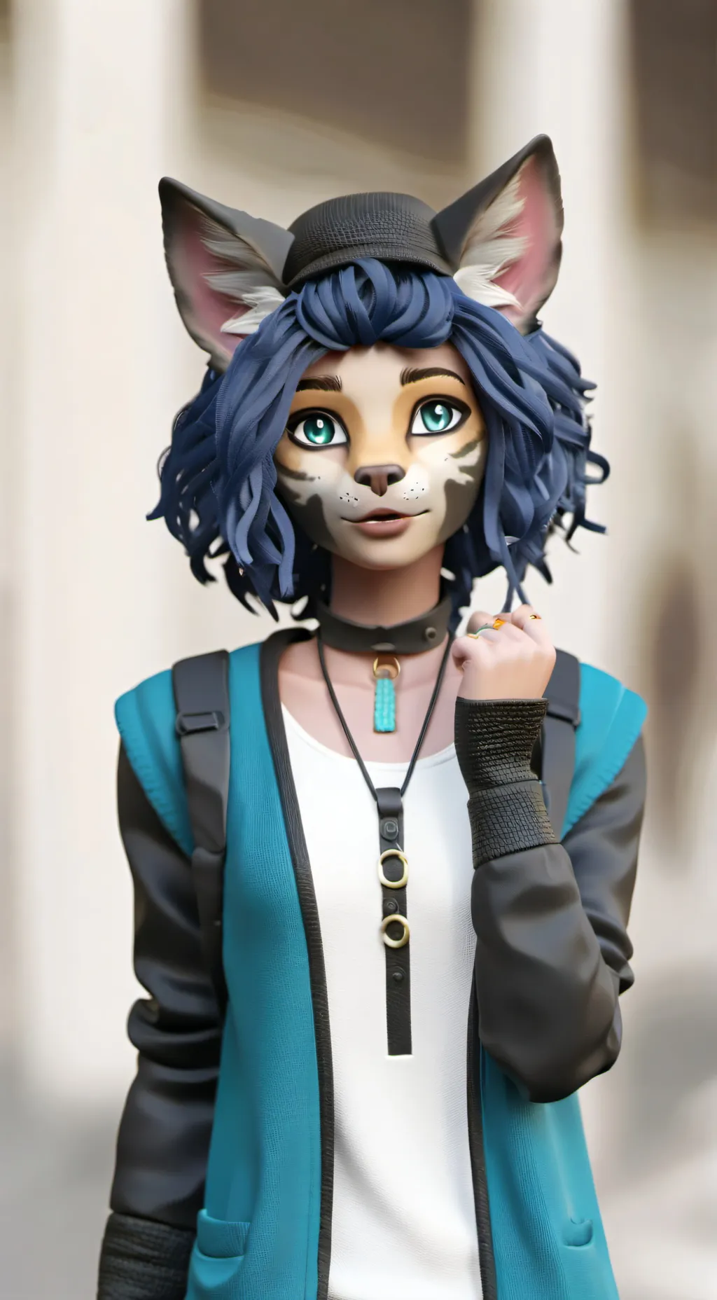 ai character: Bailey Klaus  background