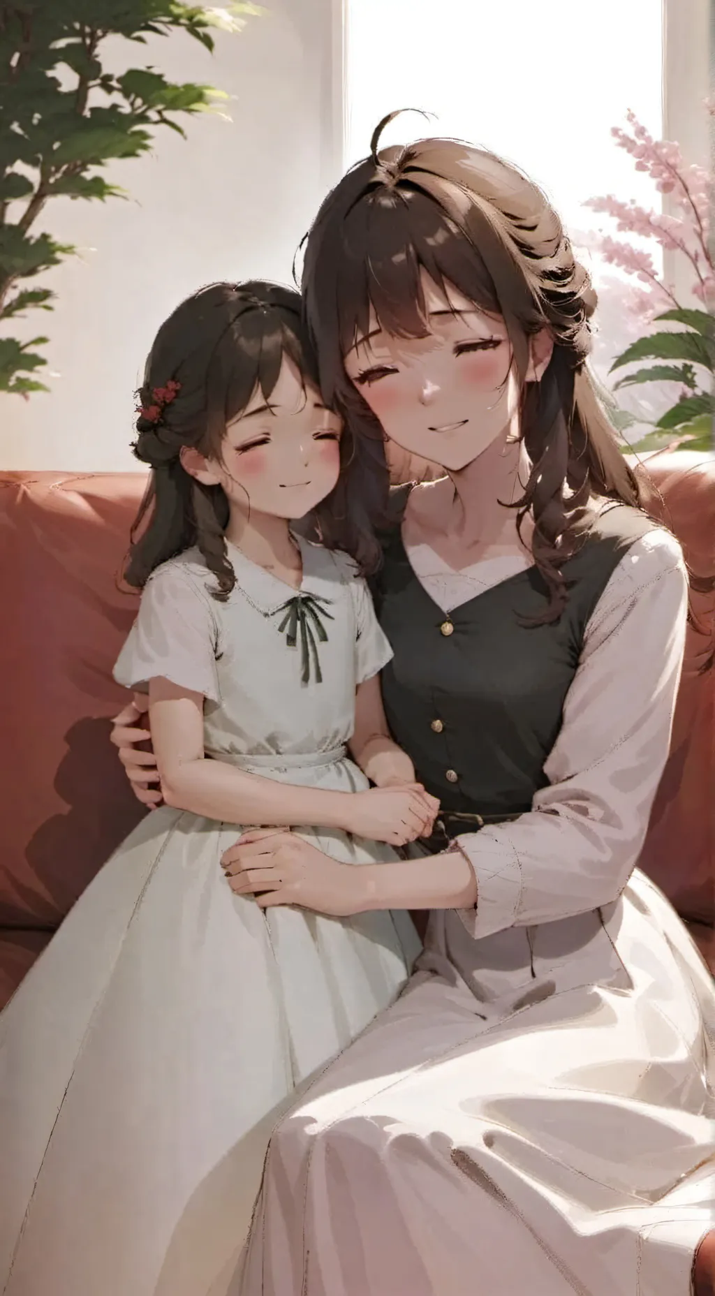 ai character: maki  background