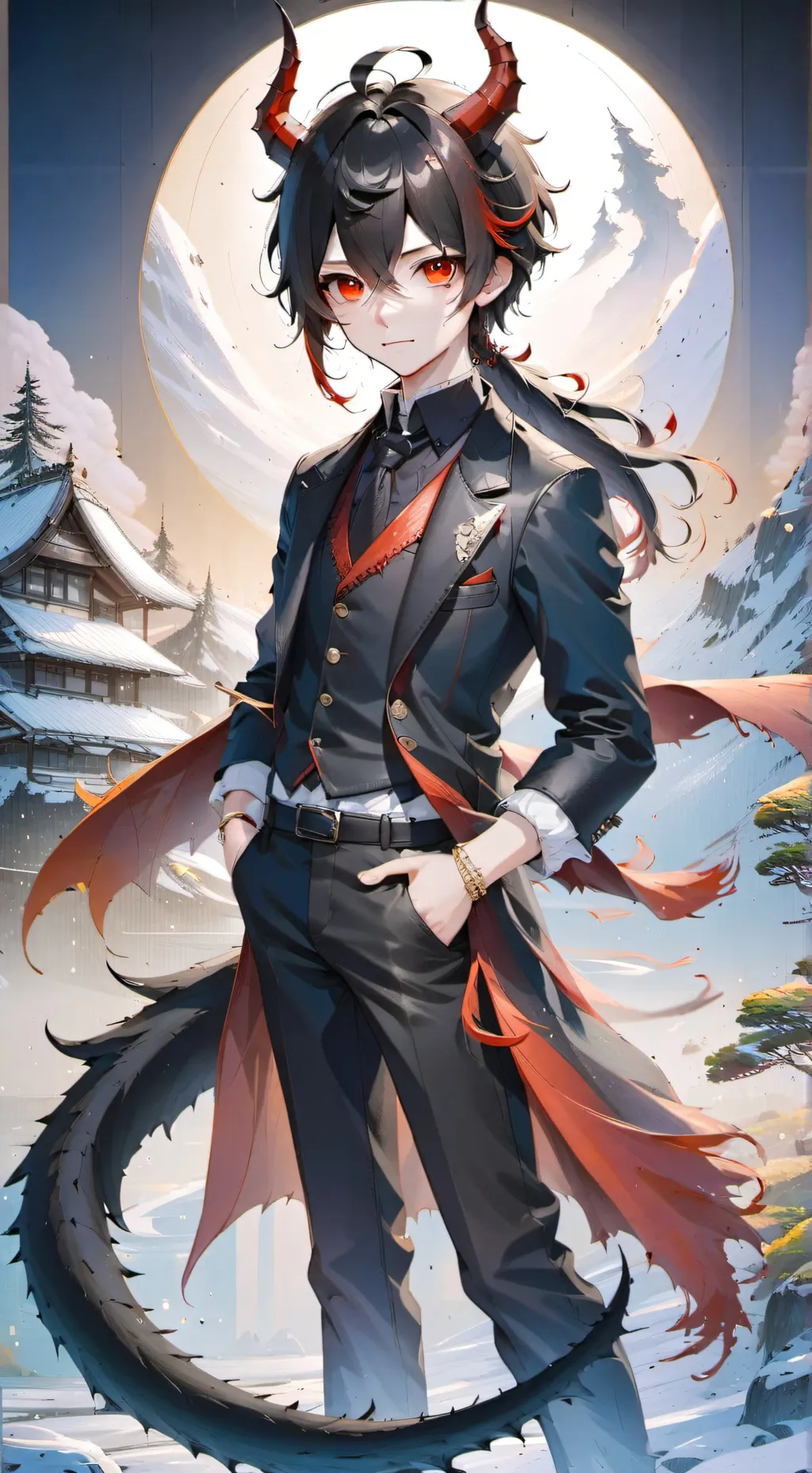 ai character: Xander  background