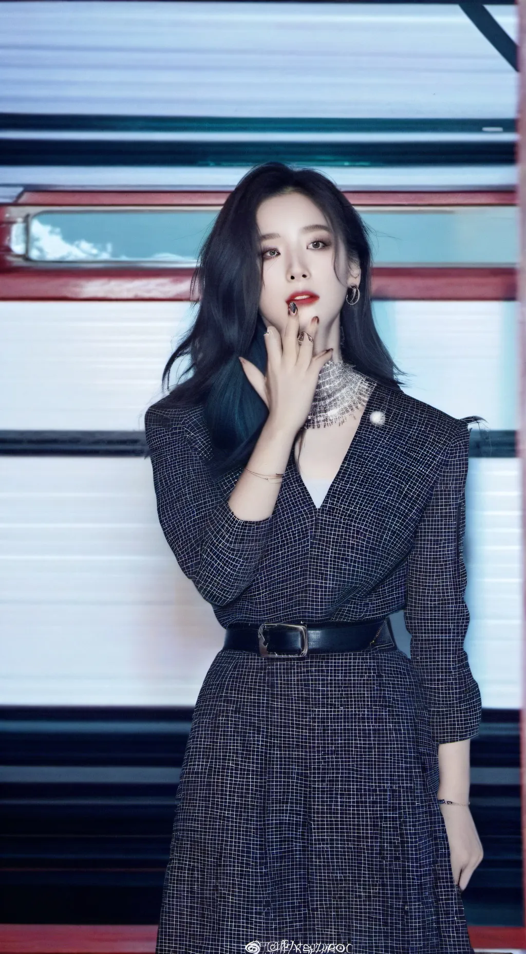 ai character: jisoo de blackpink background