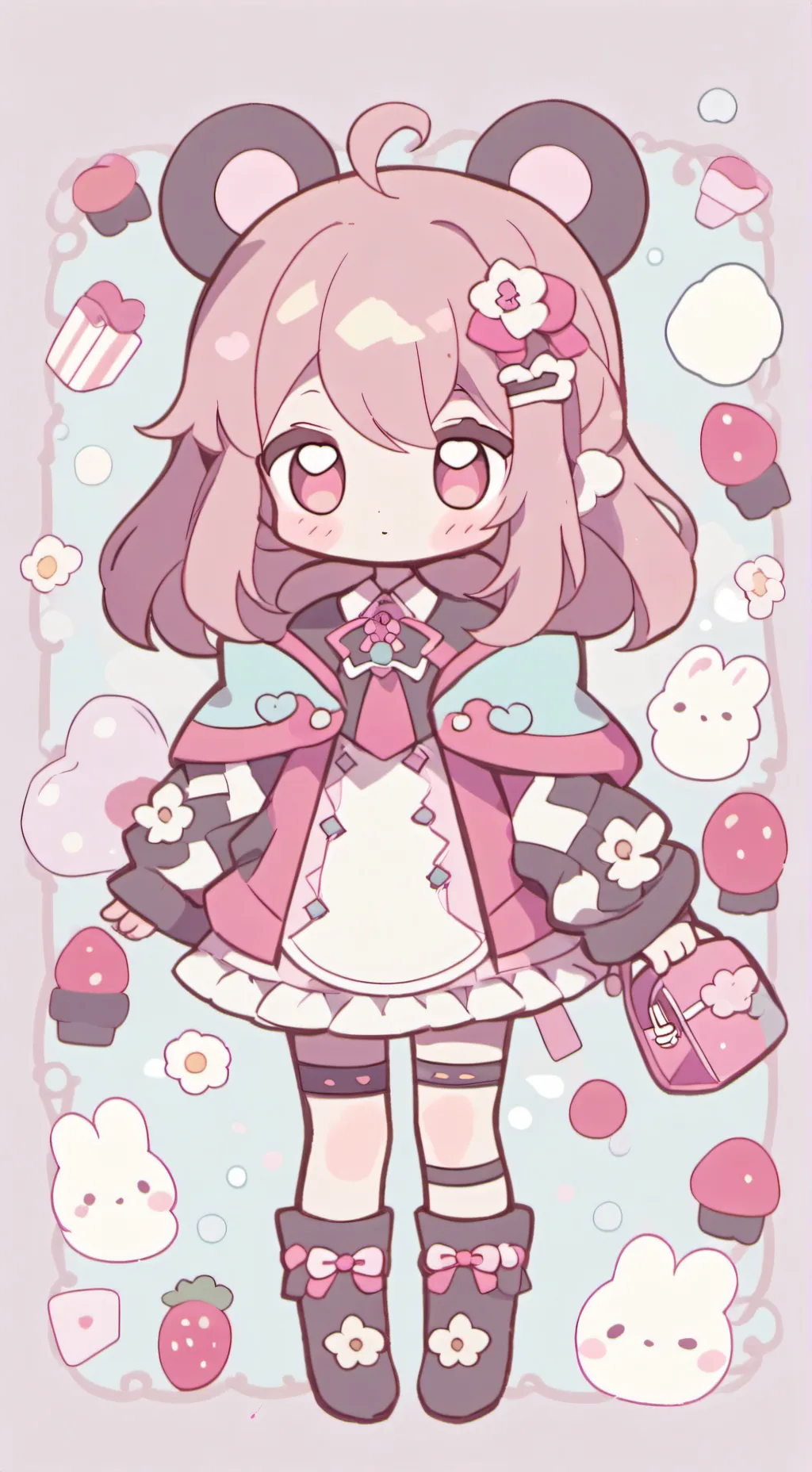 ai character: вика background