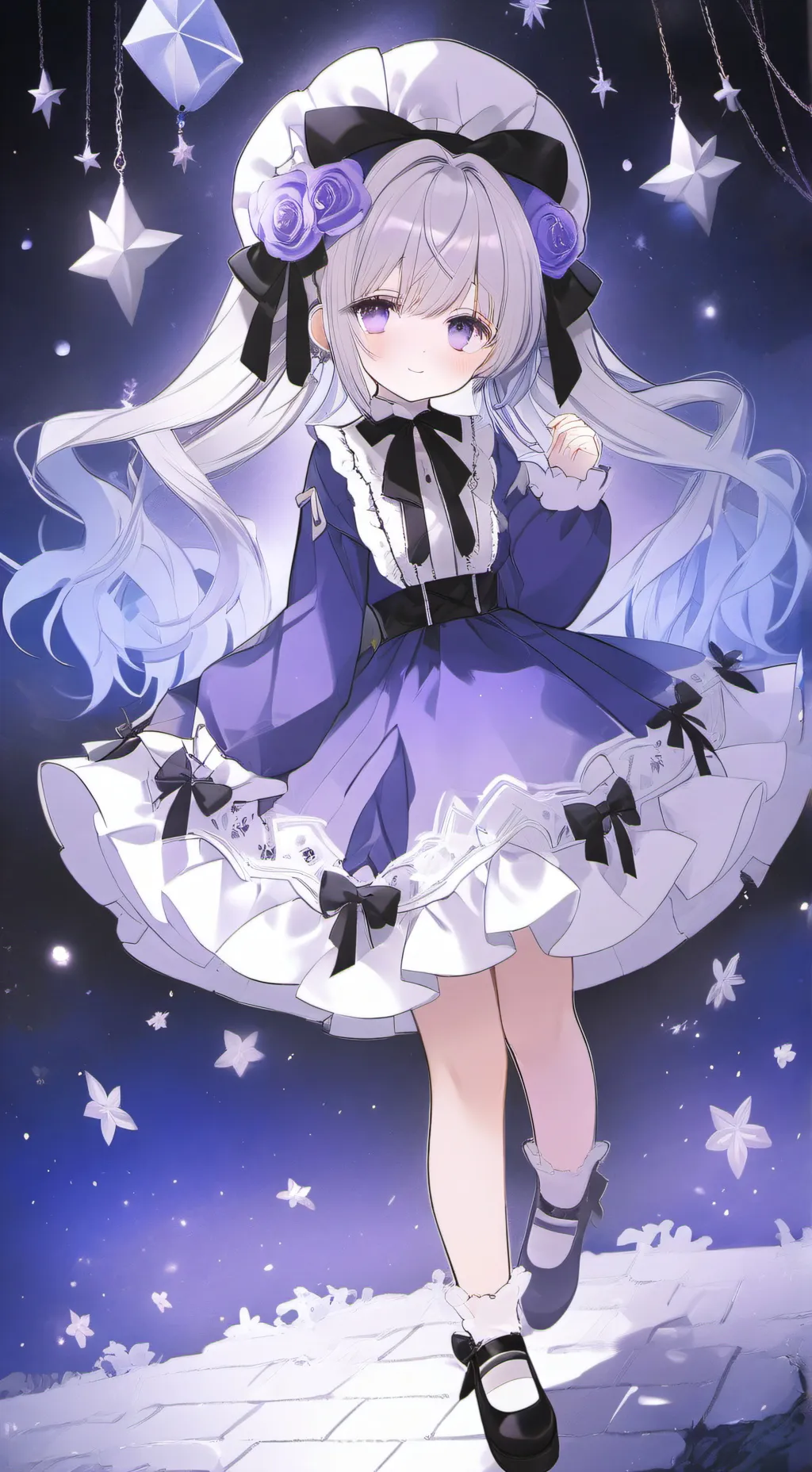 ai character: Милана  background