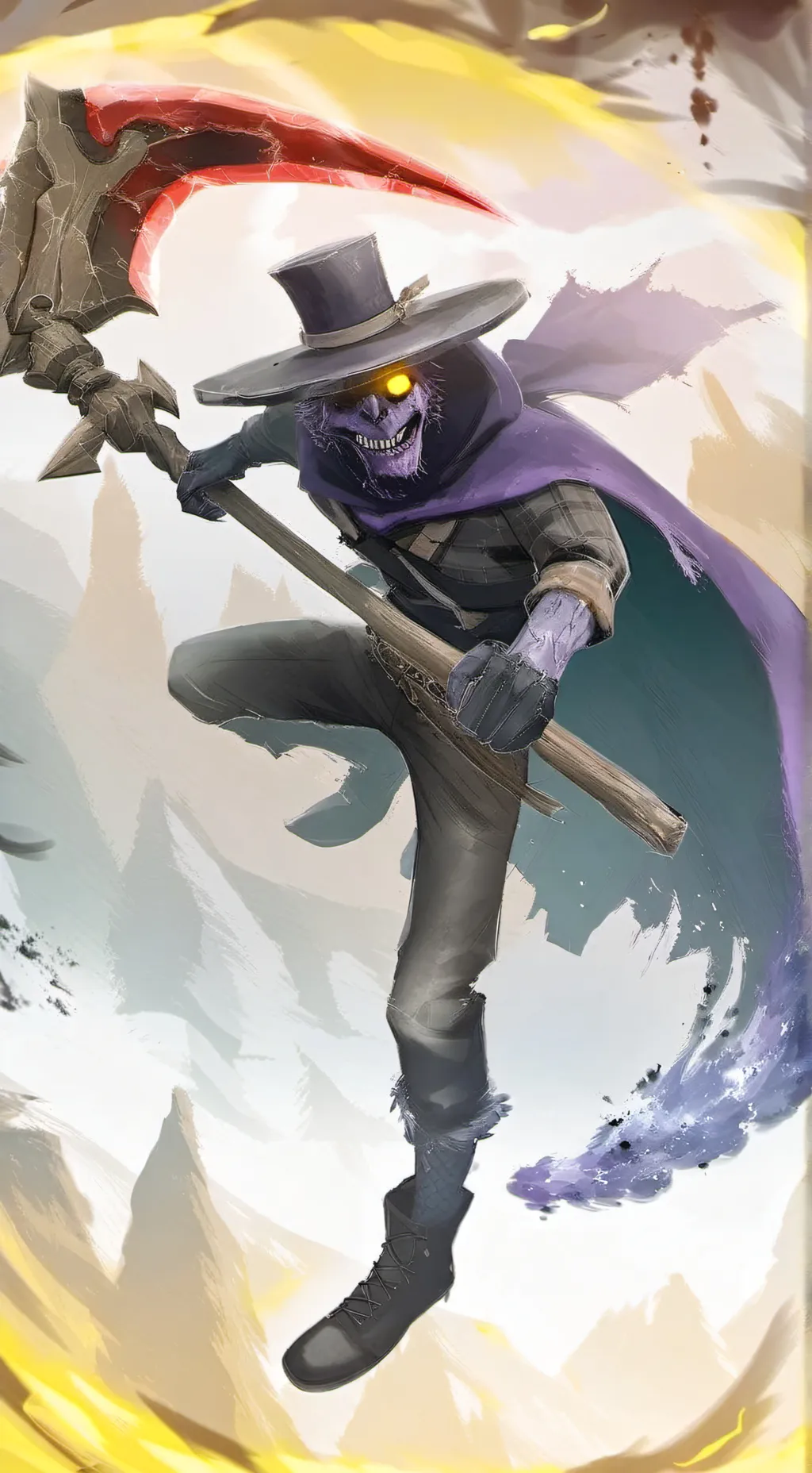 ai character: jevil (new) background