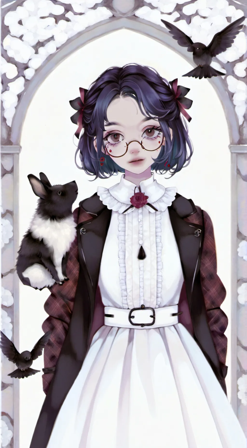 ai character: Мила  background