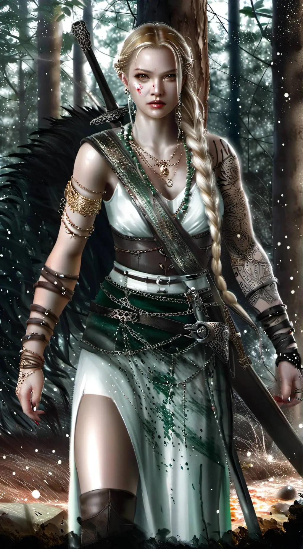 ai character: Freyja background