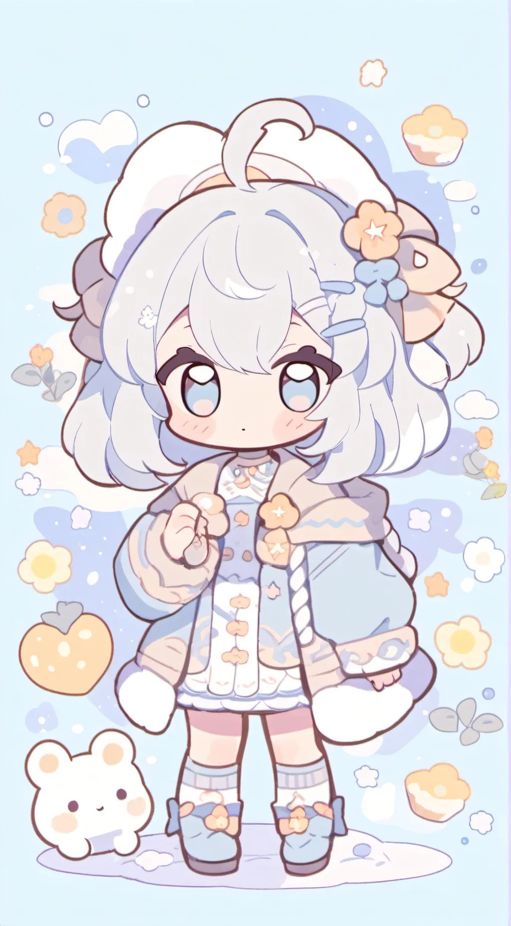 ai character: ❤️💤Назови💕💤 background